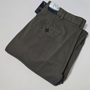 Men's Brooks Brothers Elliot Pleated Front Advantage Chino - Brown - 34x30 - NWT